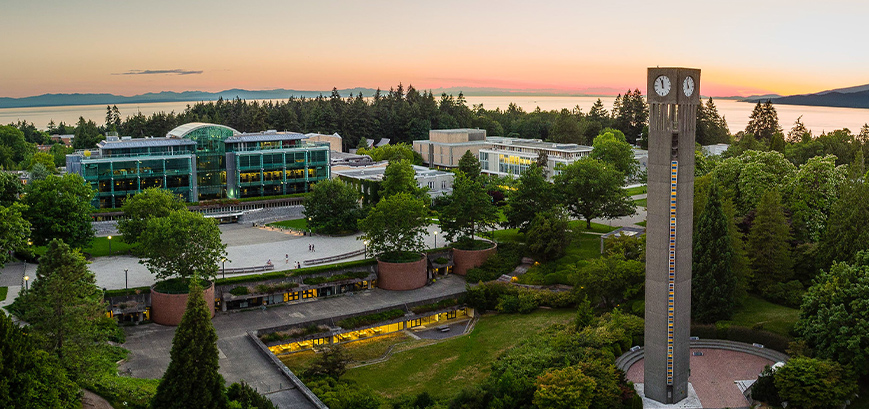 Vancouver Campus at sunset
